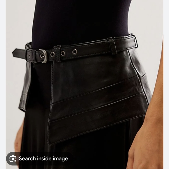 NWOT Free People Daytona Leather Belt, Medium - Picture 4 of 11